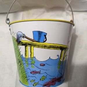 RARE Curious George Goes Fishing Sand Pail